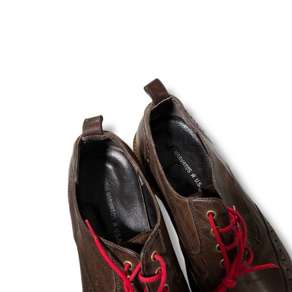 John Varvatos Wingtip Oxfords x Greenwich Vintage Co Six Lug Resole Size 11‎ - Picture 6 of 7